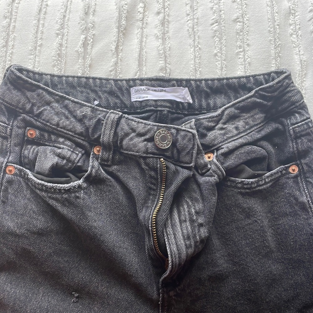 Black Garage mom jeans size 01/25